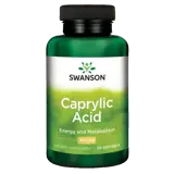 Swanson Caprylic Acid Каприлова Киселина 600 мг х 60 софтгел капсули