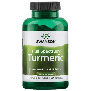 Swanson Full Spectrum Turmeric Куркума за здраве на черен дроб и храносмилателна система х 100 капсули