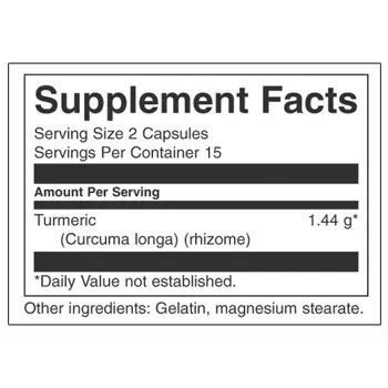 Swanson Full Spectrum Turmeric За здраве на храносмилателната система и черен дроб х 30 капсули