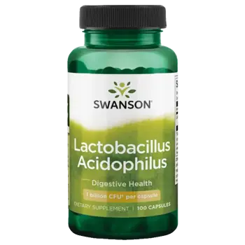 Swanson Lactobacillus Acidophilus Подкрепа за храносмилането и имунитета х 100 капсули