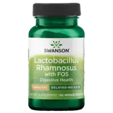 Swanson Lactobacillus Rhamnosus с фруктоолигозахариди 5 милиарда CFU, 60 веган капсули
