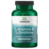 Swanson L-Arginine & L-Ornithine За мускулен растеж и възстановяване х 100 капсули