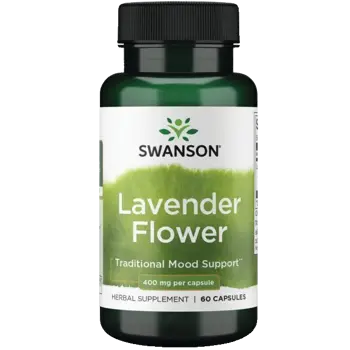 Swanson Lavender Flower Лавандулов цвят 400 мг - 60 капсули