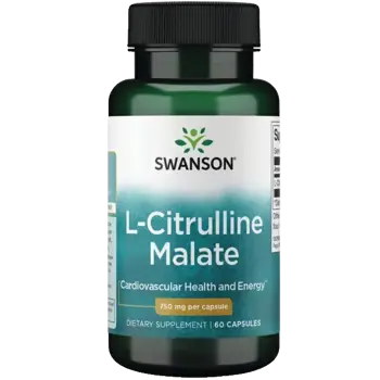 Swanson L-Citrulline Malate За сърдечно-съдово здраве и енергия х 60 капсули