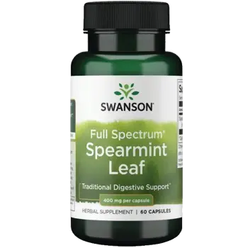 Swanson Full Spectrum Spearmint Leaf Листа от мента пълен спектър х 60 капсули