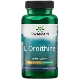 Swanson L-Ornithine Подкрепа при стрес и детоксикация х 60 веге капсули