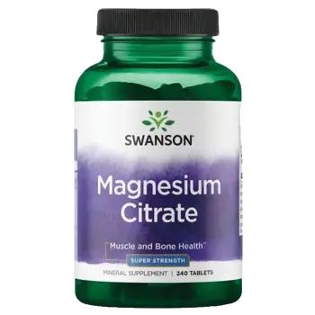Swanson Magnesium Citrate Super Strength Магнезиев цитрат супер сила