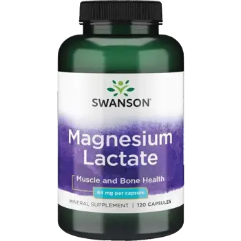 Swanson Magnesium Lactate Магнезиев лактат х 120 капсули