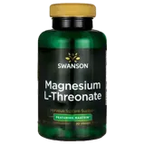 Swanson Magnesium L-Threonate Магнезиев Л-Треонат за подкрепа на мозъка х 90 капсули