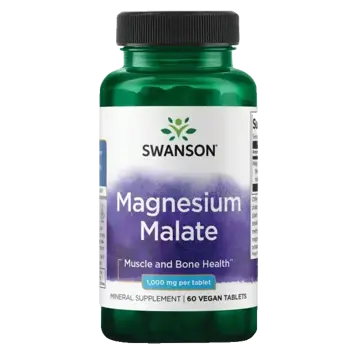 Swanson Magnesium Malate Магнезиев малат х 60 веге таблетки