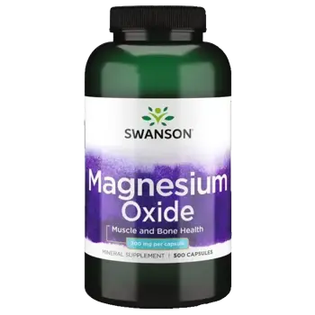 Swanson Magnesium Oxide Магнезиев оксид 200 мг х 500 капсули