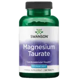 Swanson Magnesium Taurate Магнезиев Таурат за сърдечно-съдово здраве х 120 таблетки