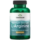 Swanson Maximum Strength L-Arginine В подкрепа на енергията и сърдечно-съдовата система х 90 веге капсули