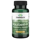 Swanson Raspberry Ketones Maximum Strength Малинови кетони максимална сила х 60 веге капсули