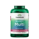 Swanson Women's Multi + Hormone Support Мултивитамини с хормонална подкрепа за жени х 90 таблетки