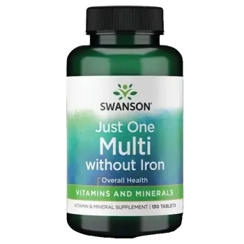 Swanson Just One Multi without Iron Мултивитамини без Желязо
