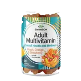 Swanson Adult Multivitamin Overall Health and Wellness Мултивитамини – праскова, портокал и ягода х 60 дъвчащи таблетки