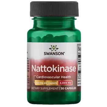 Swanson Nattokinase 2000 Фибринолитични Единици За сърдечно-съдово здраве