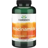 Swanson Niacinamide 500 мг за енергия и сърдечно-съдова подкрепа