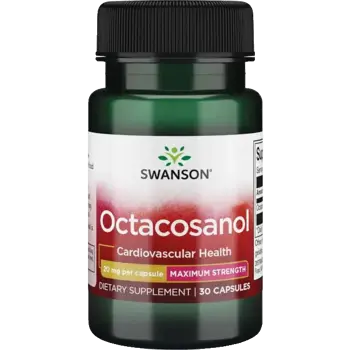 Swanson Octacosanol Maximum Strength Максимална сила Октакозанол х 30 капсули