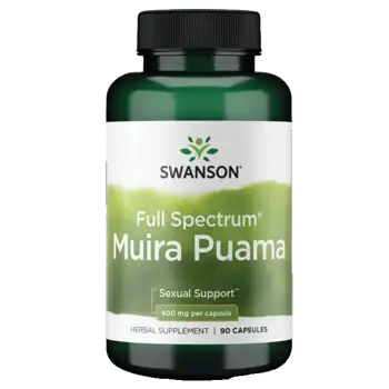 Swanson Full Spectrum Muira Puama В подкрепа на либидото и жизнеността х 90 капсули