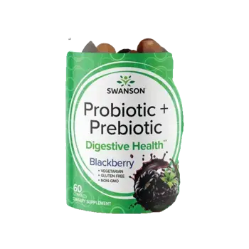 Swanson Probiotic + Prebiotic Дъвчащи таблетки за храносмилане и имунитет