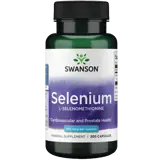 Swanson Selenium (L-селенометионин) За сърдечно-съдово здраве и простата х 300 капсули