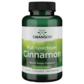 Swanson Full Spectrum Cinnamon Подкрепа за кръвната захар х 180 капсули