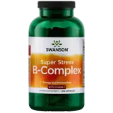 Swanson Super Stress B-Complex с Витамин C за енергия и метаболизъм х 240 капсули