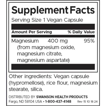 Swanson Triple Magnesium Complex Троен магнезиев комплекс