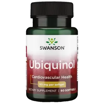 Swanson Ubiquinol 50 mg За сърдечно-съдово здраве х 60 софтгел капсули