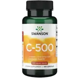 Swanson Vitamin C с шипка 500 мг за Имунно Здраве х 100 капсули