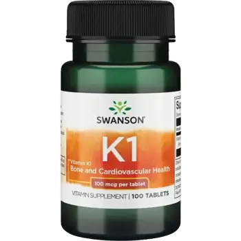 Swanson Vitamin K-1 За здрави кости и кръвосъсирване