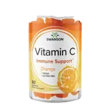 Swanson Vitamin C Immune Support Orange Дъвчащи таблетки с вкус на портокал