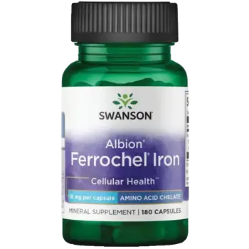 Swanson Albion Ferrochel Iron Желязо за клетъчно здраве х 180 капсули