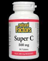 Super C 500 mg Plus Rosehips & Bioflavonoids 500 mg 90 Таблетки