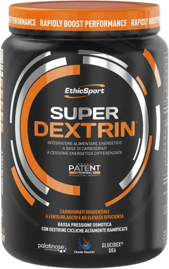 EthicSport Super Dextrin with Cluster Dextrin® & Palatinose Енергийна напитка с въглехидрати
