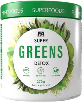 FA Nutrition Super Greens Detox Комплекс от Зелени Храни - 270 грама, 30 дози