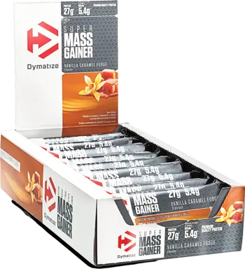 Dymatize Super Mass Gainer Bar Протеинов Бар - 10 бара x 90 грама, 10 дози