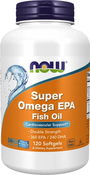 NOW Foods Super Omega EPA Висококонцентрирано Рибено Масло