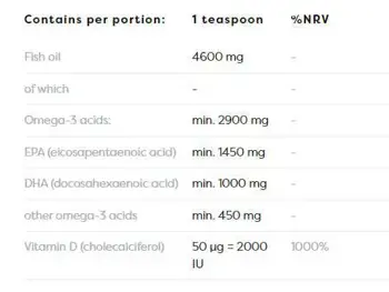 Супер Омега с D3 - Течна / Super Omega Liquid + D3 2900 mg