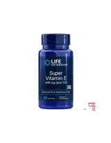 Life Extension Super Vitamin E (d-алфа токоферол) 400 IU х 90 софтгел капсули