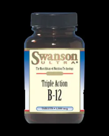 Triple Action B-12 1000 mcg - 90 Таблетки