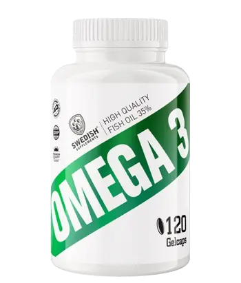 SWEDISH Supplements Be Smart Omega 3 - 120 гел капсули, 40 дози