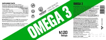 SWEDISH Supplements Be Smart Omega 3 - 120 гел капсули, 40 дози