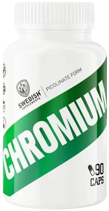 SWEDISH Supplements Chromium 200 ug Хром - 90 таблетки 90 дози