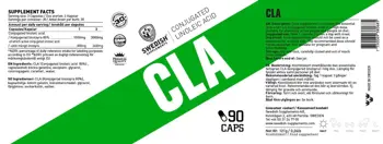 SWEDISH Supplements CLA 1000 мг - 90 гел капсули, 90 дози