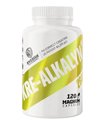 SWEDISH Supplements Kre-Alkalyn 750 мг Креатин Кре-Алкалин - 120 капсули, 30 дози