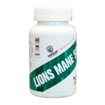 SWEDISH Supplements Lion's Mane 500 - 60 капсули, 60 дози