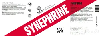 SWEDISH Supplements Synephrine HCL Синефрин - 90 капсули, 90 дози